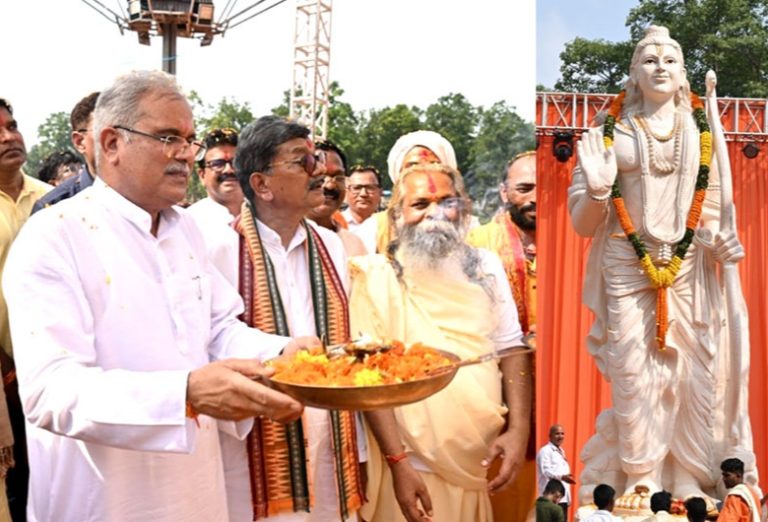 रायपुर : भगवान श्रीराम के आशीर्वाद से छत्तीसगढ़ में तेजी से हो रहा बदलाव- मुख्यमंत्री श्री भूपेश बघेल